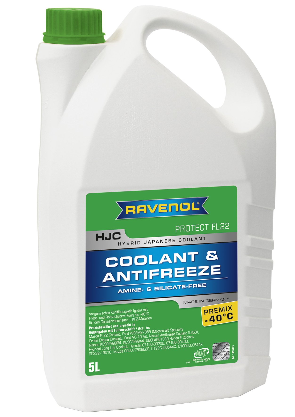 Antigelo RAVENOL HJC Protect FL22 Concentrate 5L - Foto 8