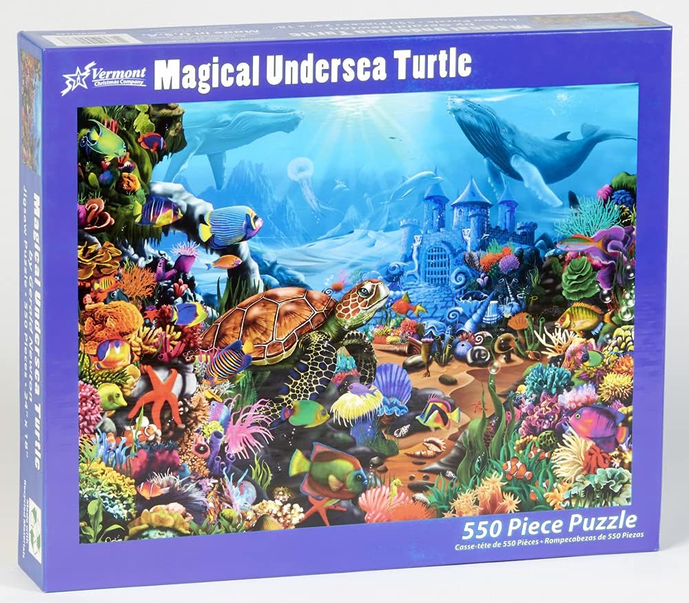 Magical Undersea Turtle Jigsaw Puzzle 550 Piece BigaMart