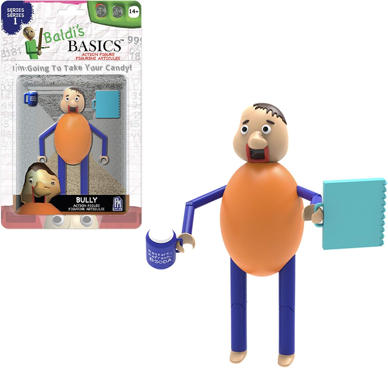 Baldi's Basics 5″ Action Figure (Bully), Multicolour – TopToy