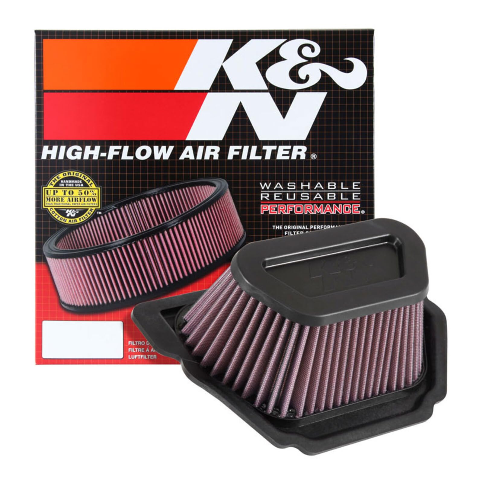 K&N YA-1015 - Filtro de aire Moto