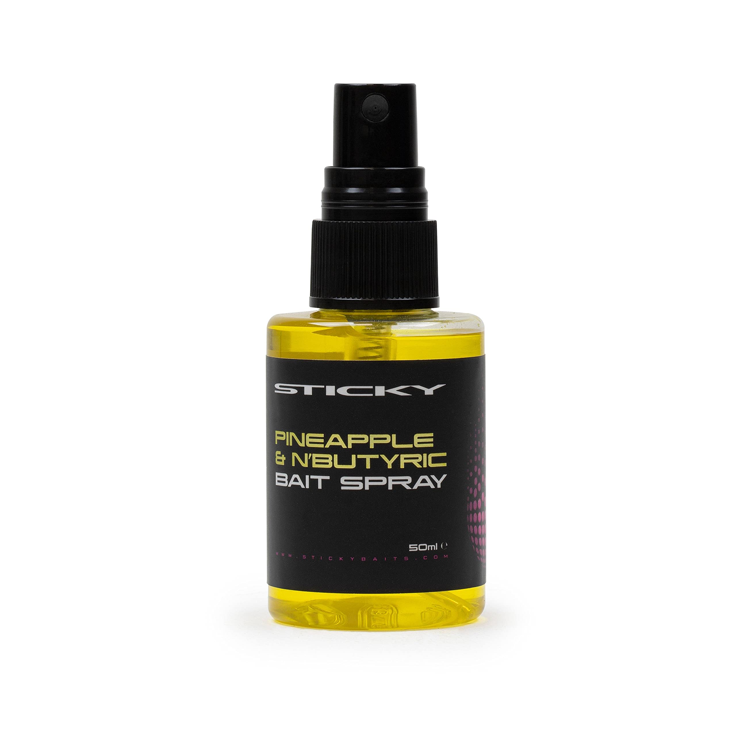 Sticky Baits Bait Spray 50ml Bottle Flavouring: Pineapple and NButyric Acid