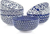 Vista 9 de Selamica Juego de cuencos de cerámica de 4 onzas, mini tazón de 3.5 pulgadas para sumergir, guarniciones, apto para microondas y lavavajillas, juego