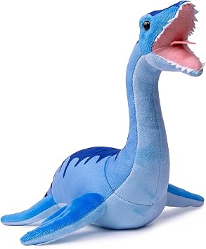Simulation Plesiosaurus Dinosaur Stuffed Plush Toy- 16inch Blue Dinosaur Tyrannosaurus Rex Plushie, Figurines Stuffed Model Toys Soft,Gifts for Kids Plesiosaurus