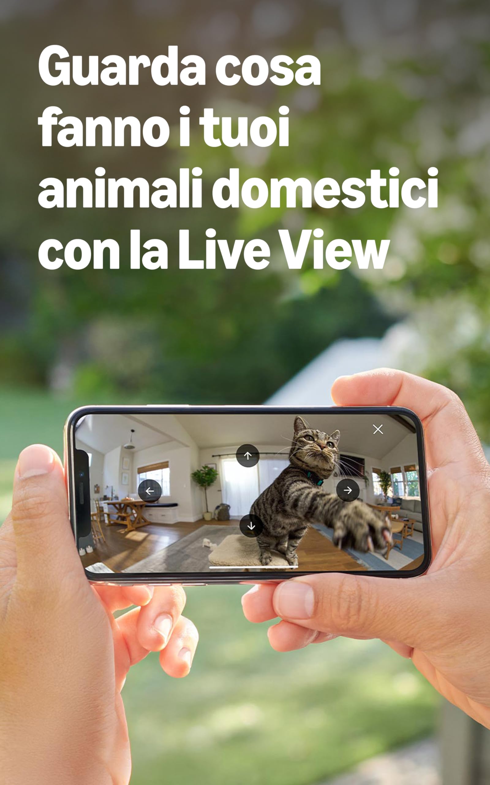 Videocamera interna inclinabile Ring (Pan-Tilt Indoor Camera) | Videocamera di sicurezza plug-in | Panoramica 360°, inclinazione 169° | Ring Protect: 30 gg. prova gratuita