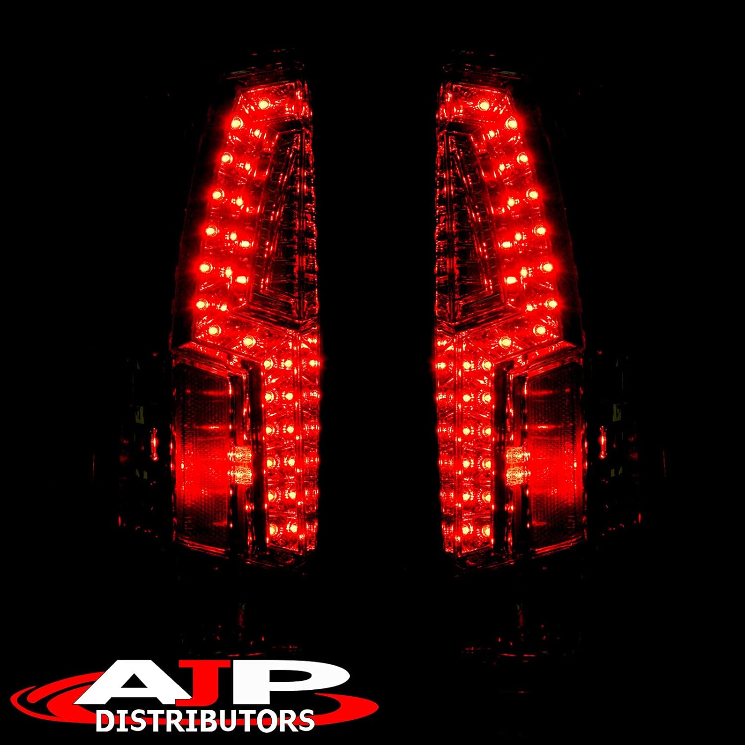 AJP Distributors LED DRL Tail Lights Brake Lamps Pair Compatible/Replacement For C/K C10 C1500 C2500 C3500 K1500 K2500 K3500 Blazer Escalade Suburban Tahoe Yukon 88 89 90 91 92 93 94 95 96 97 98 99 00
