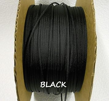 Techflex PTN0.50BK25 Flexo PET General Purpose 1/2-inch Braided Cable Sleeve, Black - 25 Foot Original Version