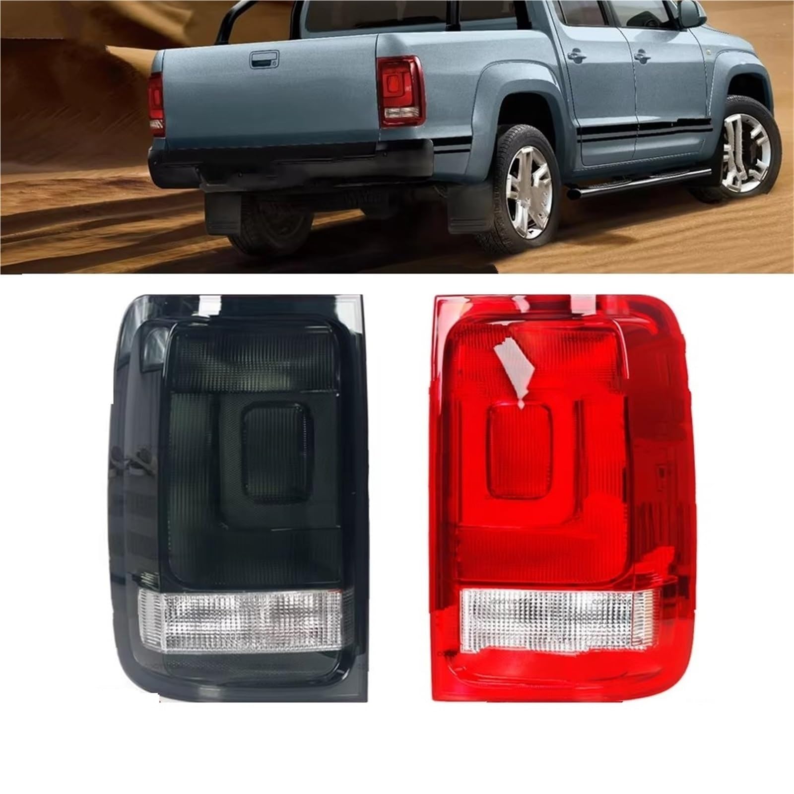 VW Amarok UTE Pickup 2010-2018 リアテールライト警告灯リバースライト 2H1945095A 対応 左右 Tail リアテールライト 用のVW用のAmarok 用のUTE用 用のピックアップ用 2010-2018 左右リアテールライト 用のシグナル