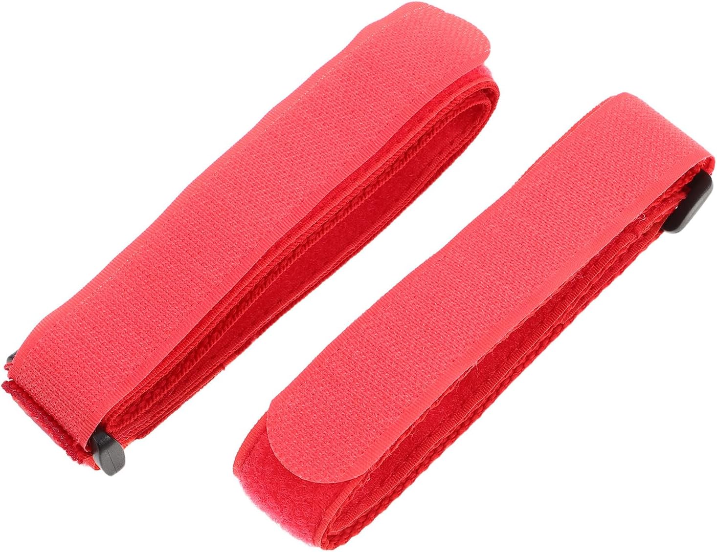 Mikinona 2 Pcs Bike Rack Straps Adjustable Cycling Rack Straps with Hook and Loop Fastening Red for Car and Wall Mount Transportation Storage