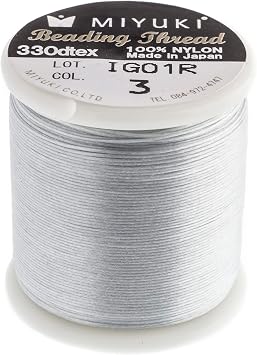 Miyuki Beading Thread 50M White