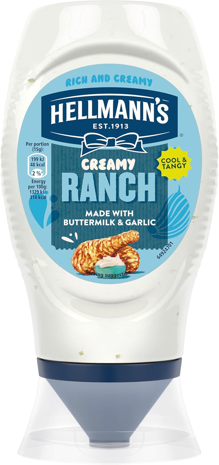 Hellmann's Creamy Ranch Sauce made with buttermilk & garlic cool ...