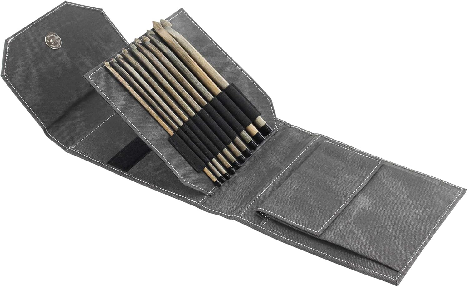 DRIFTWOOD 6" Crochet Hook Set - Grey Denim Effect