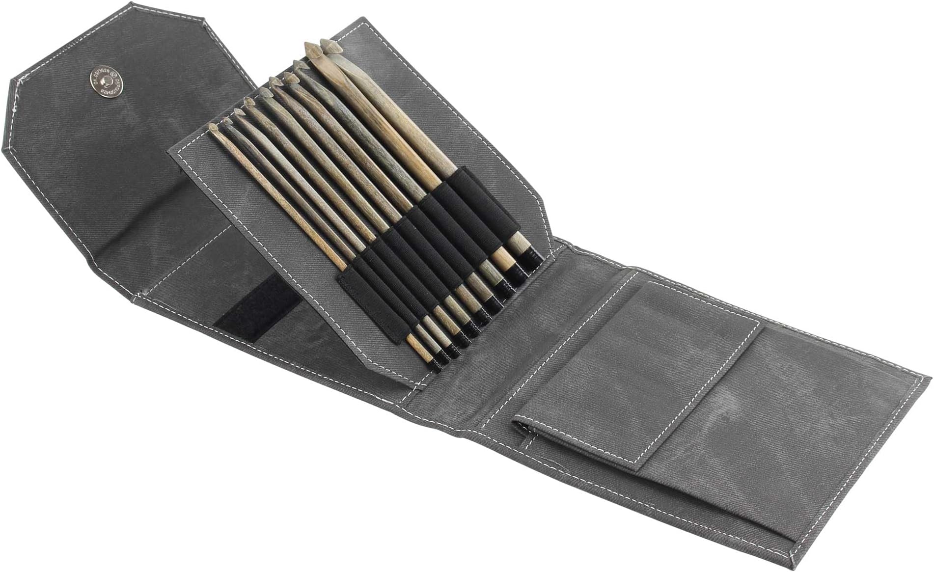 DRIFTWOOD 6" Crochet Hook Set - Grey Denim Effect