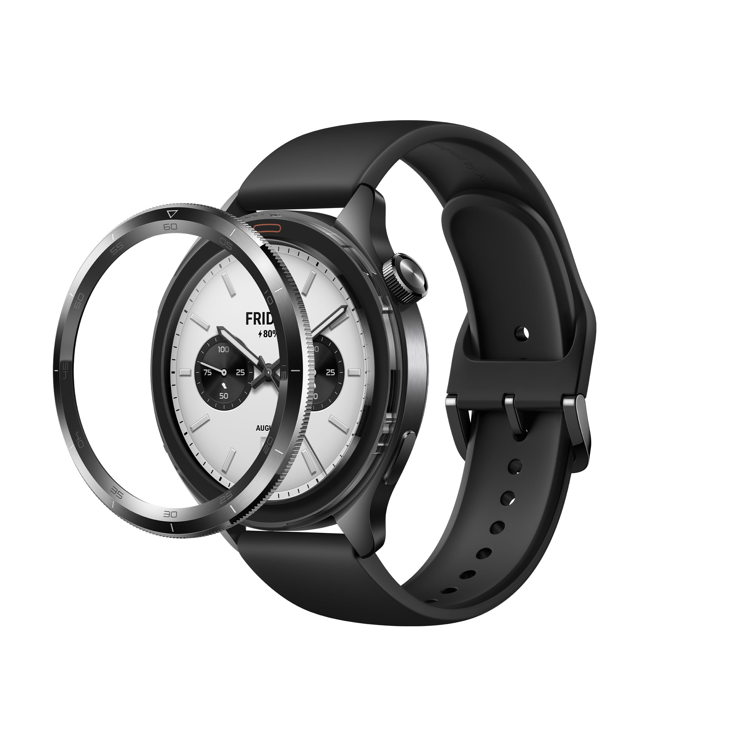 Xiaomi Watch S4 Black, Black, One Size, Modern, Black, One