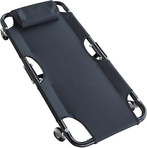 Buffalo Tools FCCREEP36 - Enredadera plegable de lona de 36 pulgadas, color negro