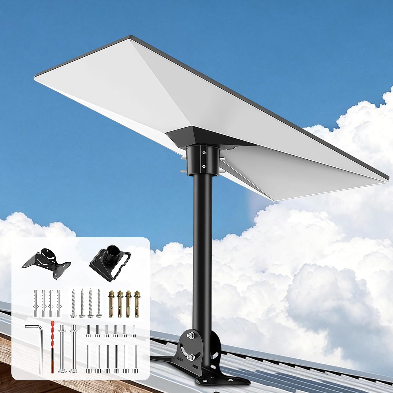 Roof Mount Compatible with Starlink Gen3 V3 Gen4 Gen4X, Aluminum Wall Mount
