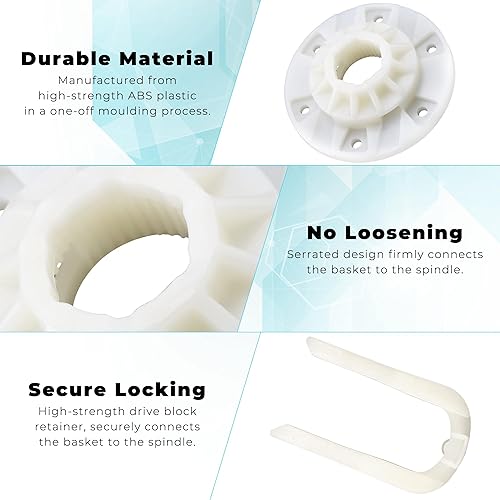 Miniatura 10 de W10528947 PS6012095 Kit de cubo de accionamiento de arandela (2023 ) - Compatible con piezas de arandela de etiqueta mayo modelo mvwx655dw1