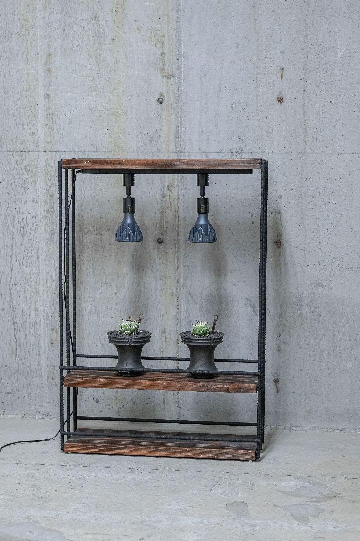 サ*ス様 植物育成棚　ダクトレール付き アイアンシェルフ　男前インテリア 092 Amazon.co.jp: 植物育成棚 ダクトレール付き アイアンシェルフ