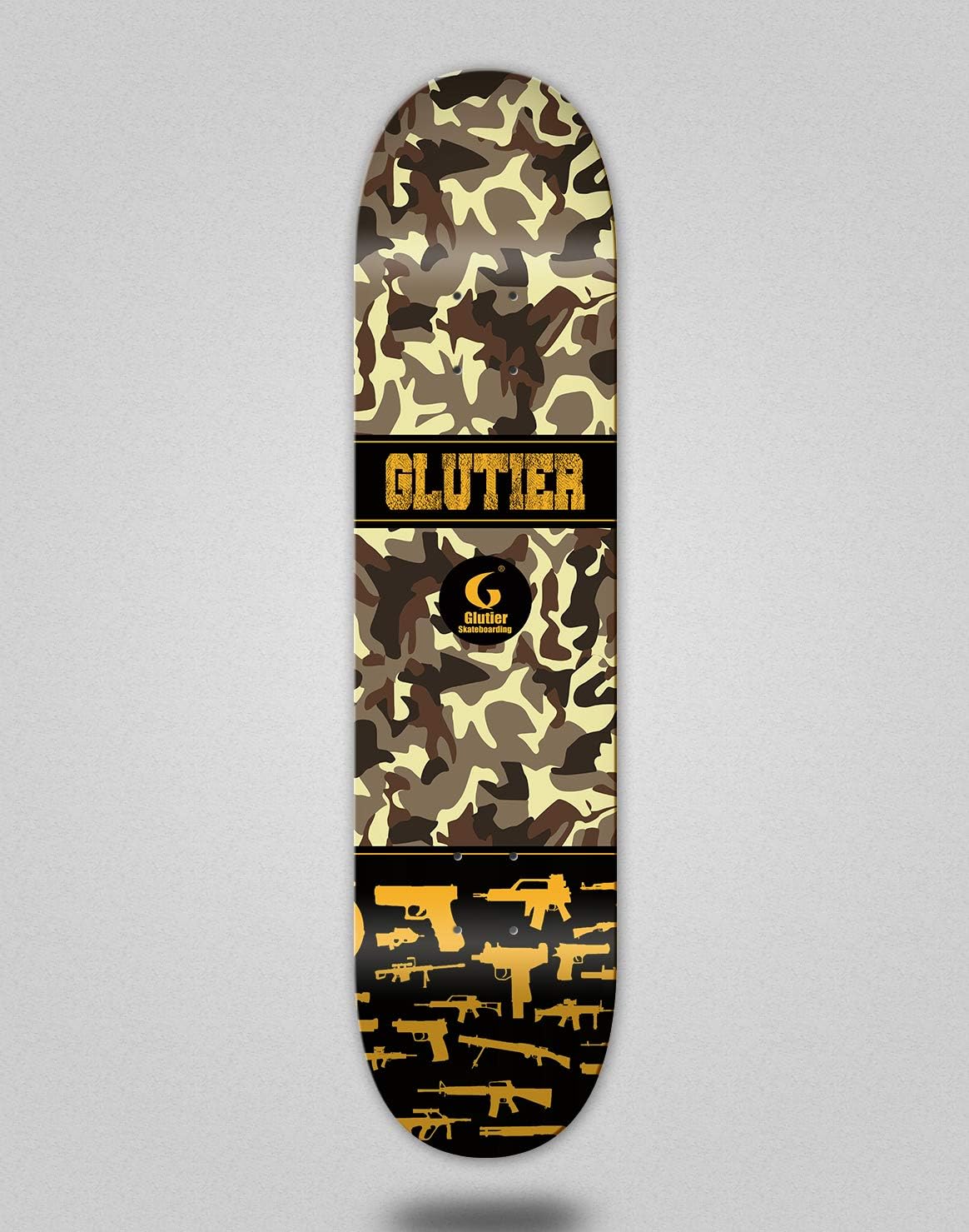 Monopatín Skate Skateboard Deck Tabla Glutier Weapons (8.