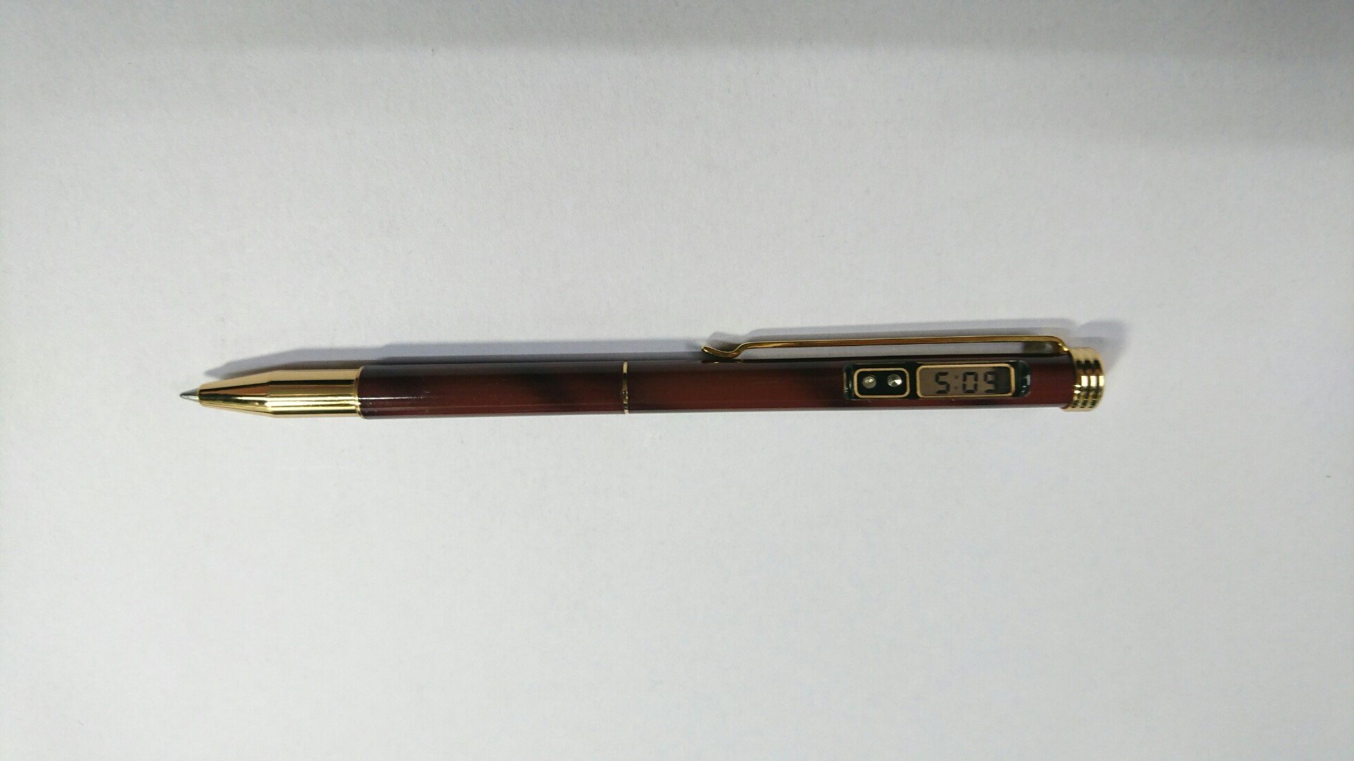 廃盤品！希少！ CHROMATIC クロマチックボールペン デジタルウォッチ付 Amazon | 希少入手困難CHROMATIC クロマチックボールペン