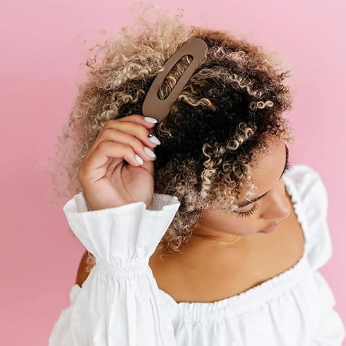 Miniatura 4 de Pinzas de garra grandes para mujer, pinza plana para cabello fino y grueso  Pinzas de pelo de cocodrilo grandes para niñas, 4 piezas