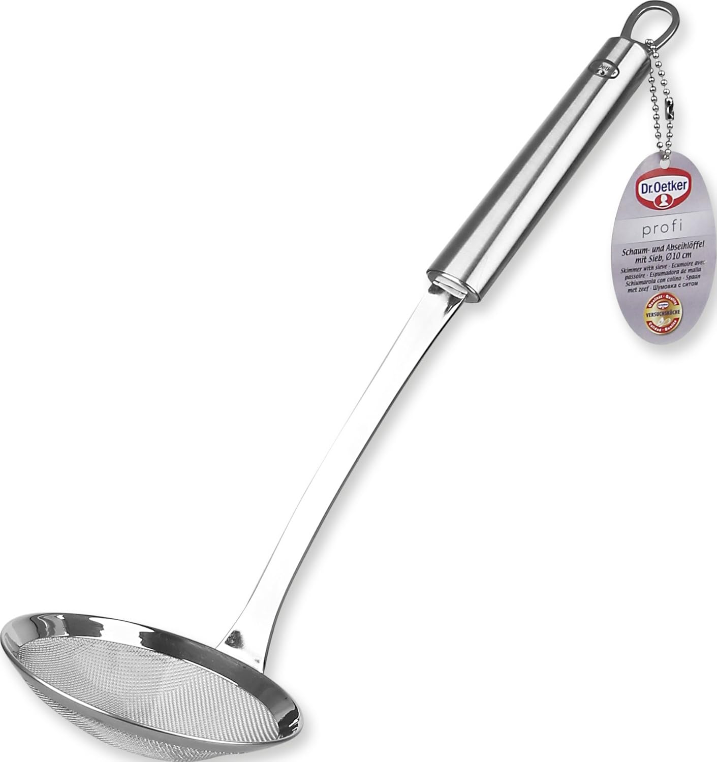Dr.Oetker Skimmer Profi 36 cm in Silver, Stainless Steel, 36 x 4 x 5 cm