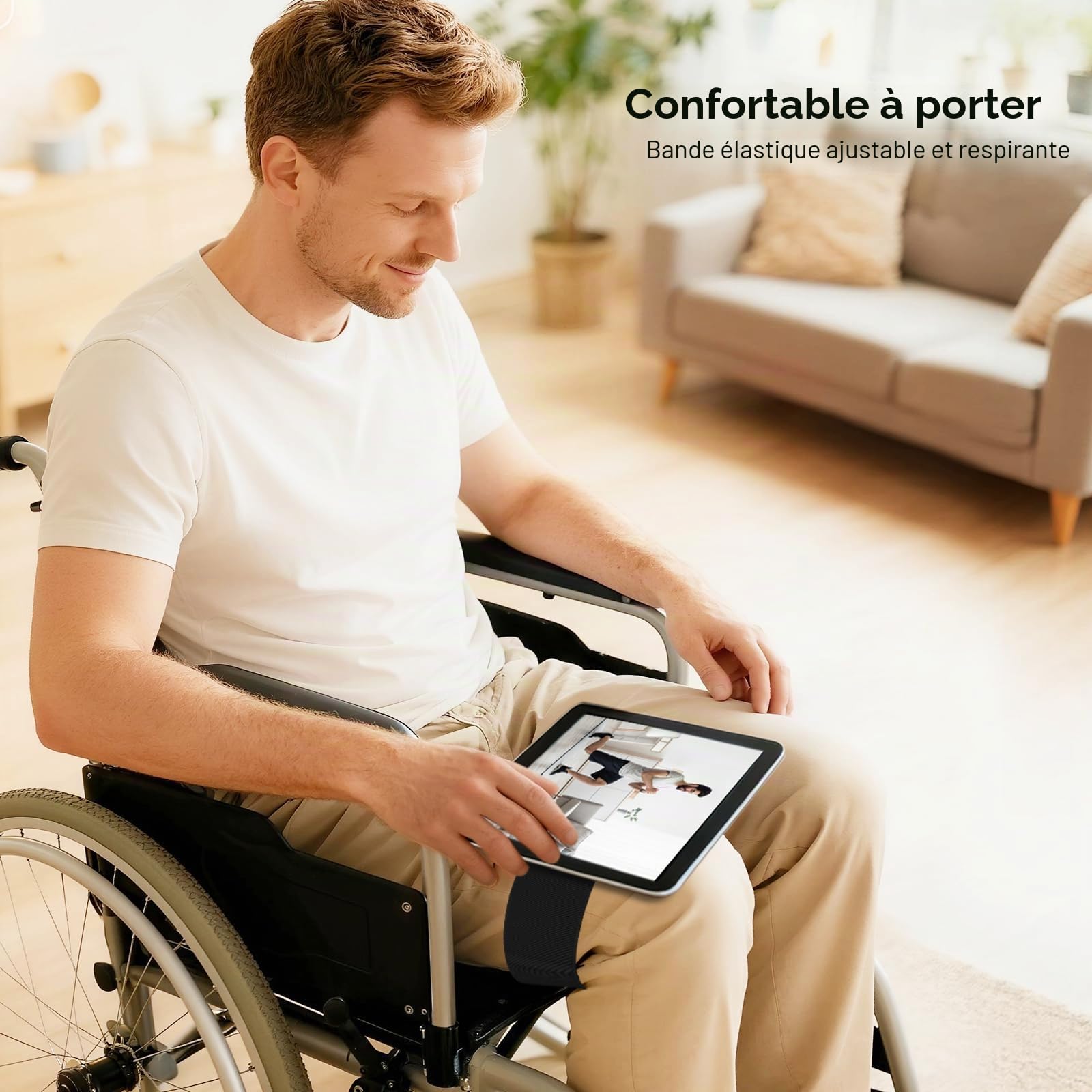 MAGJIEYX Pilot Kneeboard for ipad, Support Magnétique Tablettes avec Aimants Puissants pour Cockpit Home Use Office Portable Tablet Holder pour iPad Mini/Air/Pro/Galaxy Tabs/iPhone 2 Sangle Elastiques