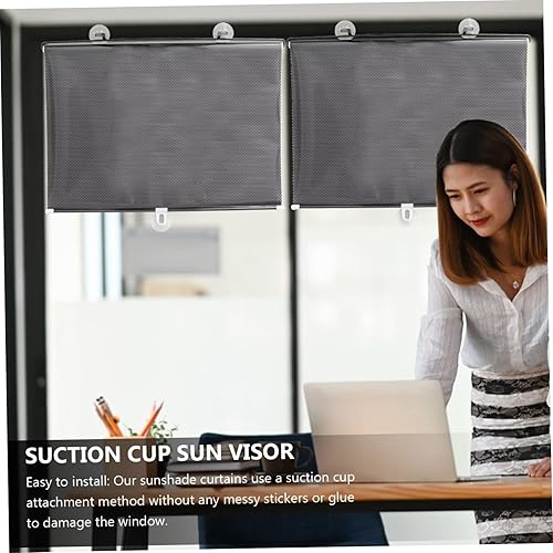 Miniatura 7 de Cortinas opacas portátiles para automóvil, persianas enrollables exteriores para patio, cortinas opacas temporales, persianas de interior, persianas