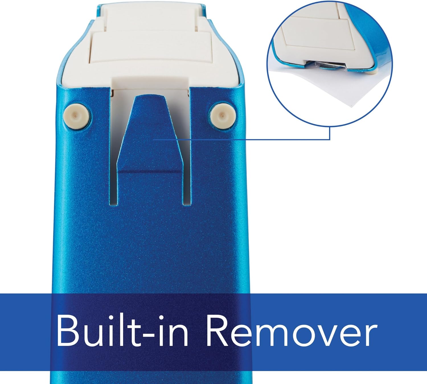 Stapler, NeXXt Series Wow, Desk Stapler, 40 Sheet acity, Blue