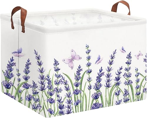 Miniatura 182 de Cesta de almacenamiento rectangular con asas, cesta de almacenamiento plegable, caja de libros, cesta de regalo (calabaza enojada)