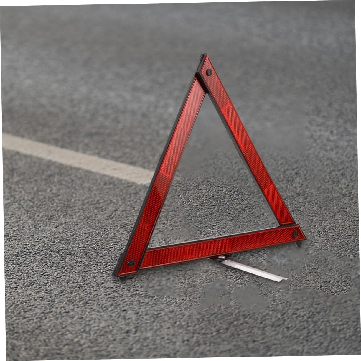 Alipis 4pcs Emergency Triangle Reflector Safety Reflective Road Triangles for Vehicles Roadside Alert