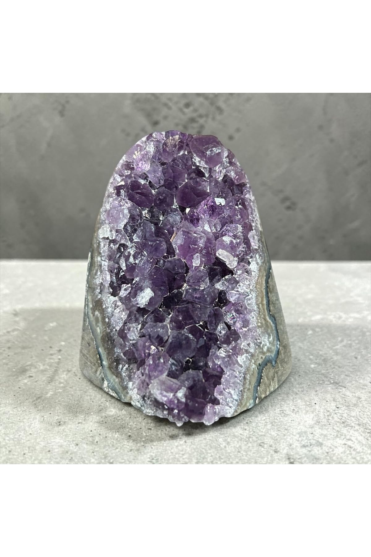 Améthyste du Brésil SODEF violette : cristal de décoration naturelle Énergie Minimale 7