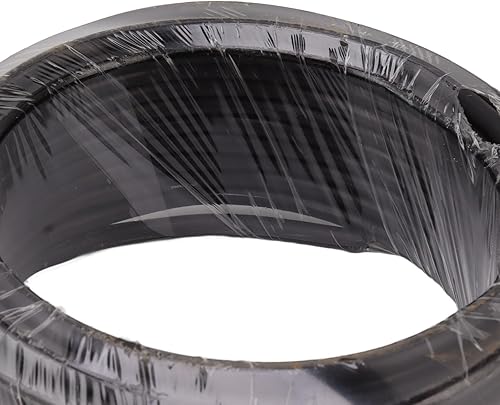 Miniatura 7 de Alambre de entrenamiento de bonsái de aluminio, 17.64 oz, alambre de metal grueso negro flexible con resistente a la corrosión, alambre de árbol