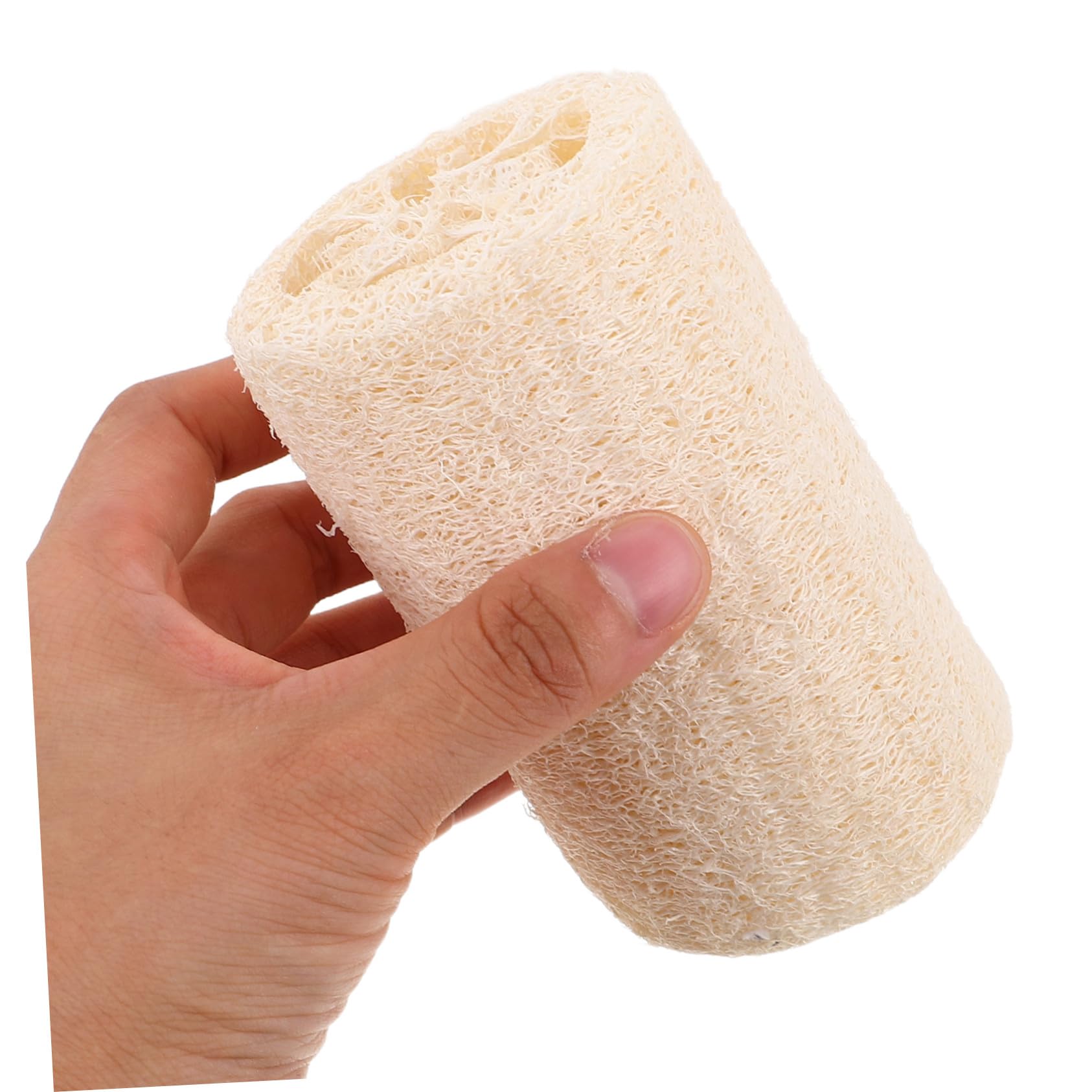 8 Piezas Esponja Natural de Loofah para Ducha Exfoliante y Masaje Corporal Diseño Ergonómico y Secado Rápido Multiusos para Cuidado de y Limpieza de Cocina