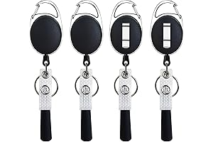 Heavy-Duty Retractable Pencil Holder with Industrial-Grade Steel Cord