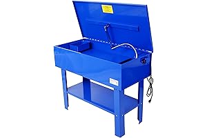 40 Gallon Portable Electric Parts Washer with Removable Shelf