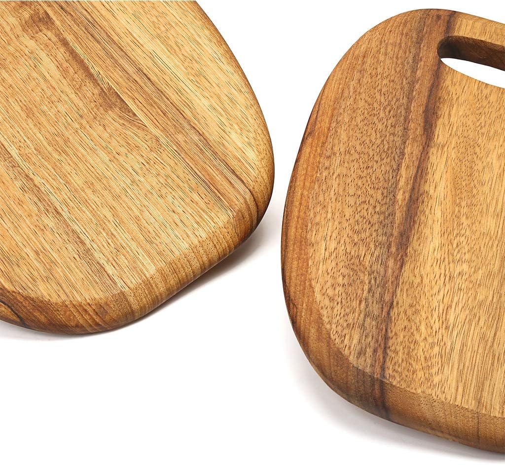 Cutting Board-Solid Wood Rectangular/Round Steak Board with Slot Kitchen Cutting Board Three Sizes Suitable for Vegetables/Cheese/Fruit (Color : 33 * 23 * 2cm/1.08 * 0.75 * 0.06inch) (36x26.5x2cm )