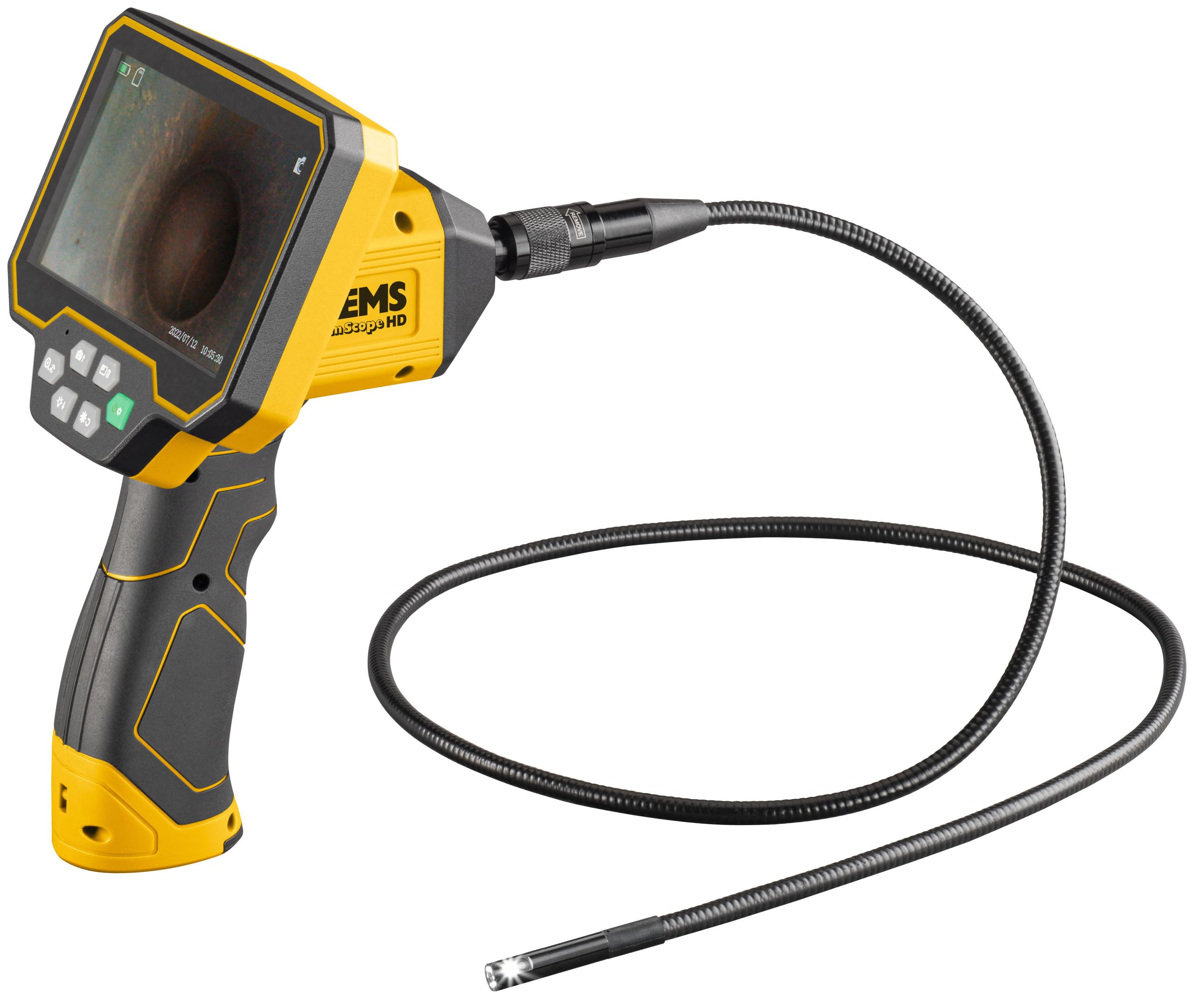 Rems Camscope HD Set (endoscopio per fotocamera, adatto per punti difficili da raggiungere, ad esempio cavità, tubi, ecc.) 175400 R4