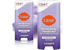 Lume Labs Deodorant, Pack of 2 (Soft Powder)