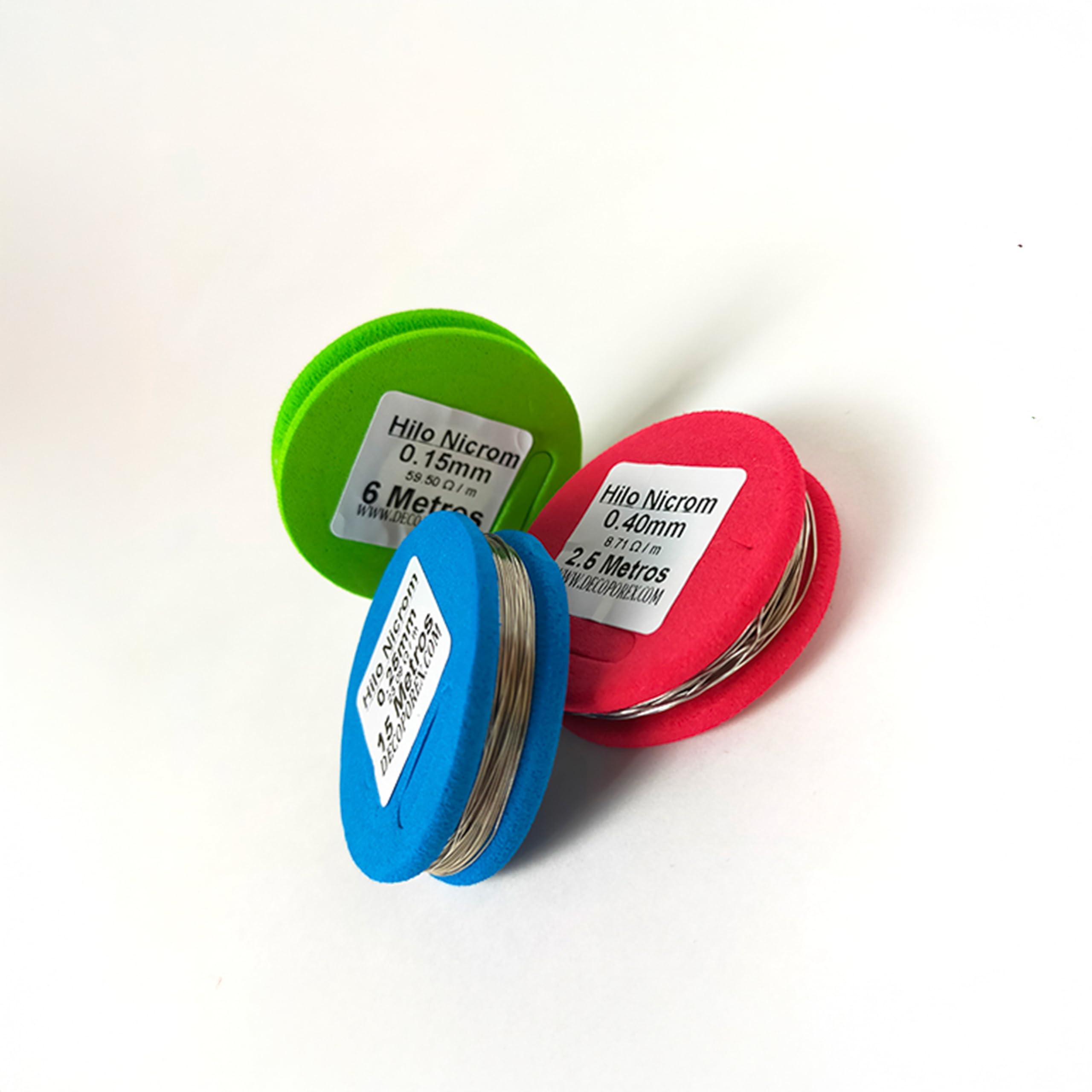 Bobina hilo de resistencia Nicrom 0,40 mm 6 metros