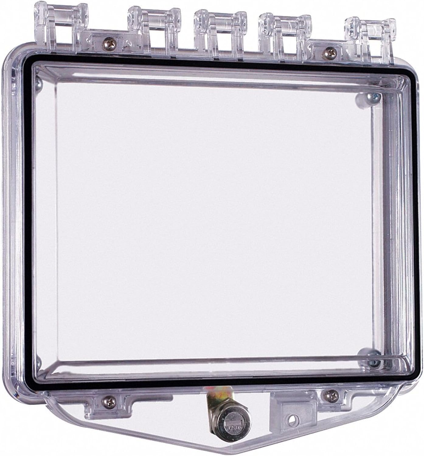 Safety Technology International Enclosure,Open,Clear,Flush,Key Lock (4331028579)