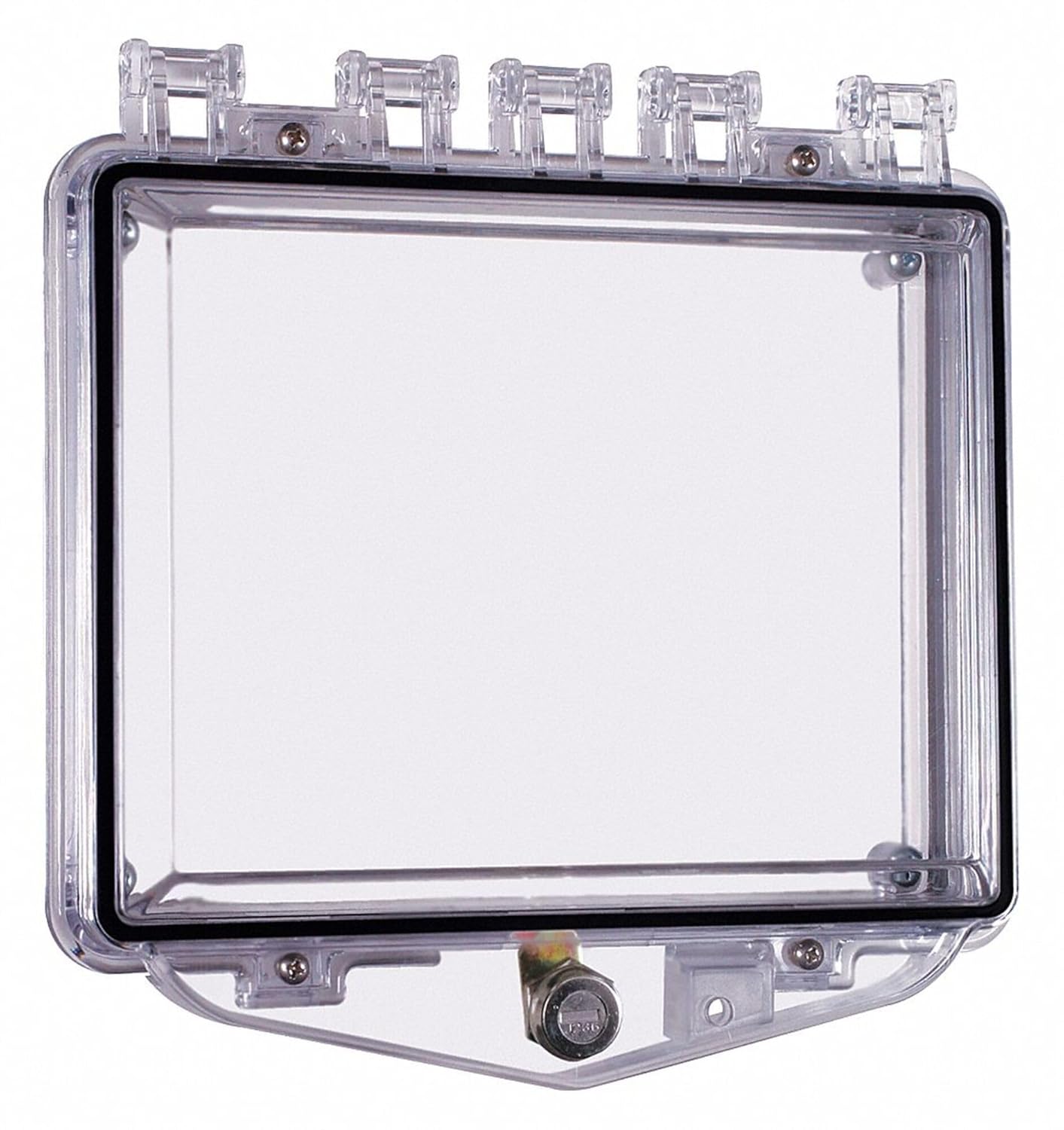 Safety Technology International Enclosure,Open,Clear,Flush,Key Lock (4331028579)