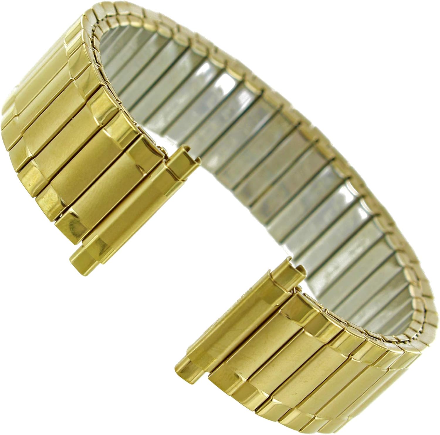 1621mm Speidel Stainless Steel Gold Tone Mens Expansion Watch Band