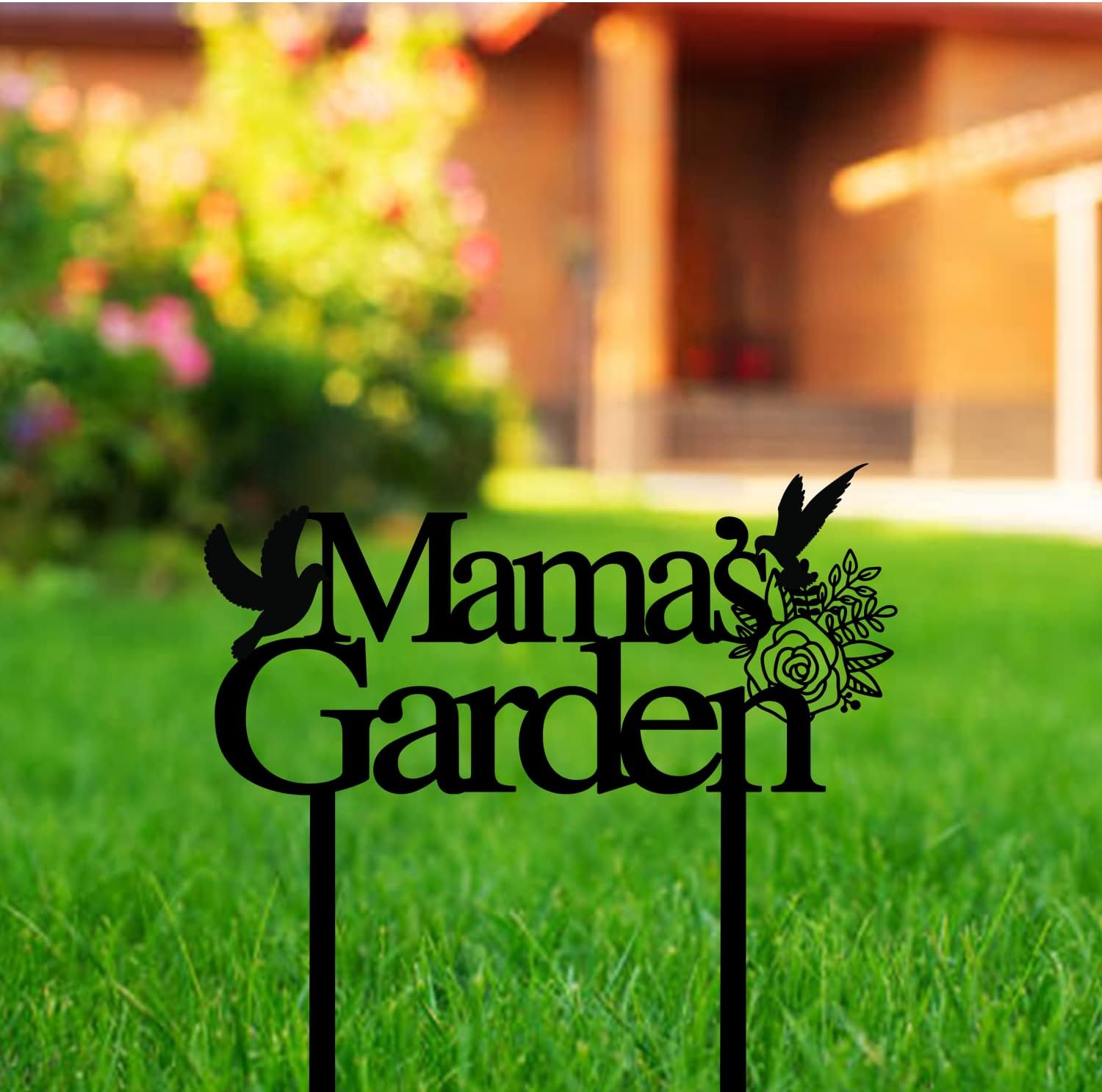 Personalized Garden Metal Sign with Custom Name- Mimi's Garden - Unique Outdoor Decor - Gift for Grandma, Mom, Aunt, or Sister, Garden Décor
