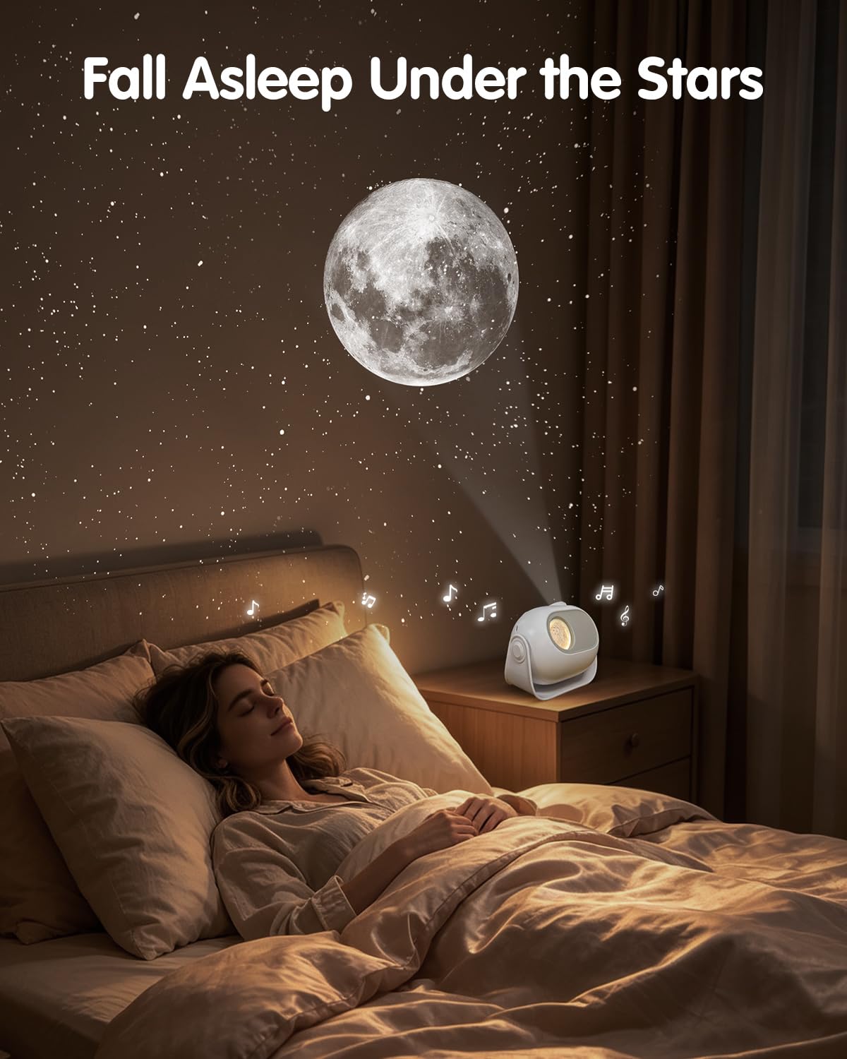 YISUN Mondfinsternis-Sternenhimmel Projektor, Decken Sternenprojektor