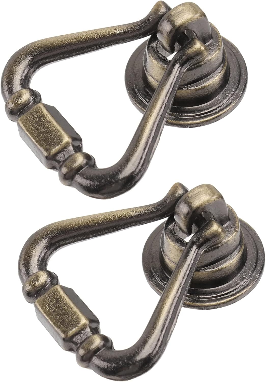 Tinksky Antique Cabinet Cupboard Wardrobe Drawer Knob Door Pull Handle - 1 Pair