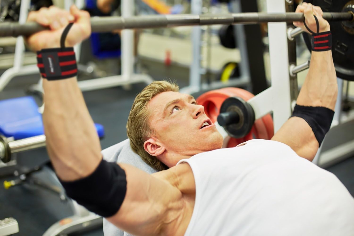 Rip Toned Wrist Wraps - 18" Professional Grade with Thumb Loops - Wrist Support Braces - Men & Women - Weight Lifting, Crossfit, Powerlifting, Strength Training (Black – Stiff) : Sports & Outdoors