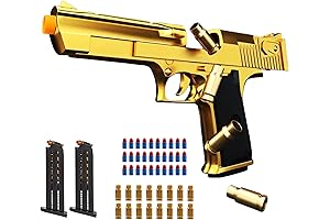 Toy Gun for Boys 8-12, Educational Toy Model with EVA Safety Foam Soft Bullets