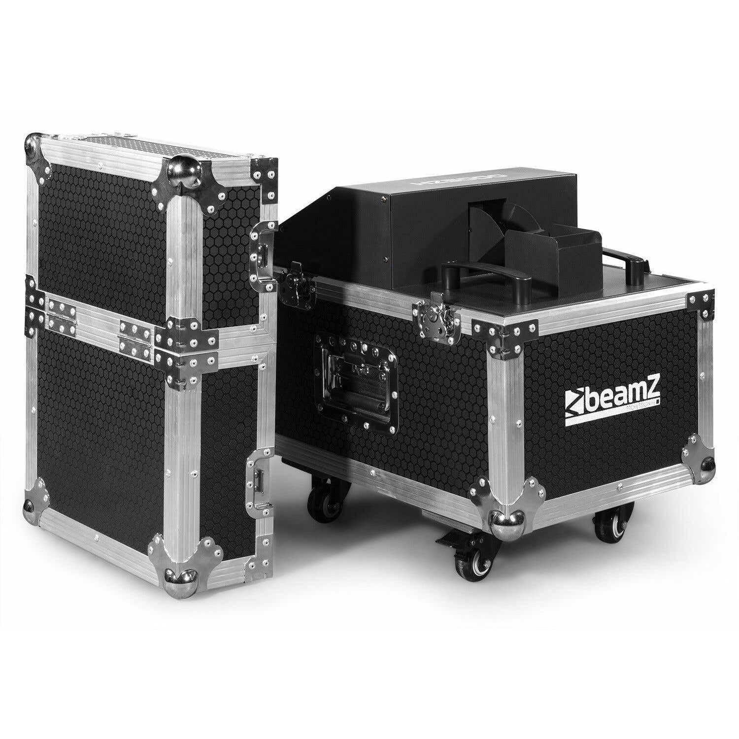 BeamZ Professional HZ3000 - Máquina de niebla hazer para DJs y discotecas | Máquina de calidad, control DMX y mando a distancia, rendimiento constante en uso continuo, para teatros y producciones