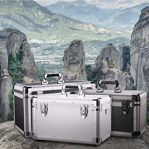 Miniatura 4 de Caja de herramientas portátil, caja de herramientas de aluminio, caja de herramientas, organizador del hogar, caja de metal multiusos, caja de