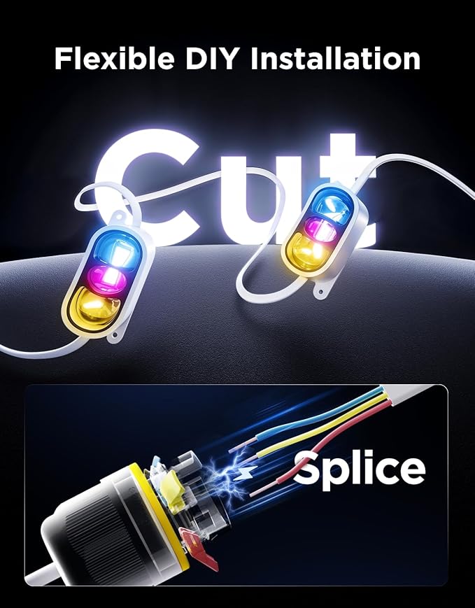 Govee Luces Exteriores Permanentes Prism 200ft 72 LED RGB miniatura 4
